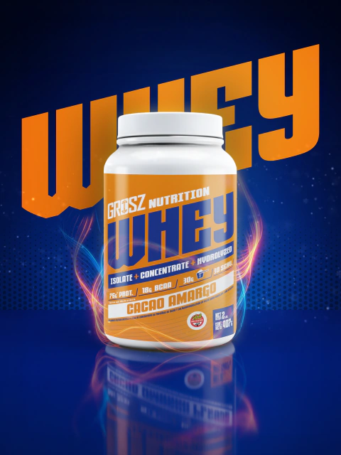 Whey Protein Concentrate Grosz Nutrition Cacao Amargo