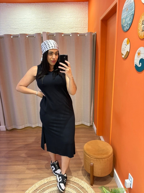 VESTIDO MIDI REGATA