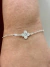 Pulseira Trevo Detalhada Prata 925 - Santos Pratas