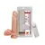 Pênis com Escroto de Borrarracha com Vibrador e Ventosa 16x3,5
