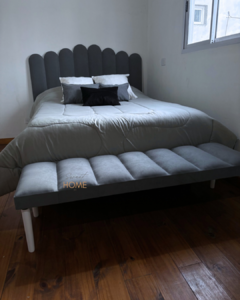 Pie de cama canelon