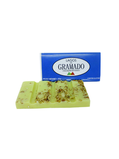 Barra branca com castanha 25g