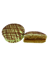 Alfajor branco com recheio de doce de leite