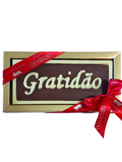 Placa GRATIDÃO ao leite