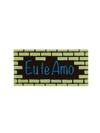 Placa Parede de Tijolos ao leite EU TE AMO