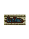 Placa Parede de Tijolos ao leite EU TE AMO