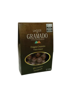 Drágeas crocantes ao leite