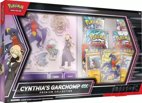 (ESPAÑOL) Pokémon TCG Cynthia’s Garchomp ex Premium Collection - comprar online