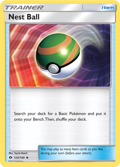 Carta Pokémon Nest Ball ESPAÑOL código 123/149 - TCG Pokémon