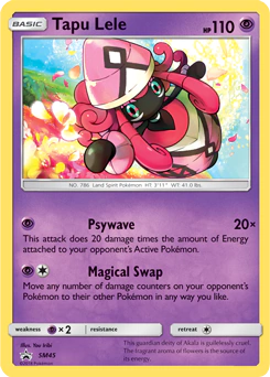 Carta Pokémon Tapu Lele  código SM45 - TCG Pokémon
