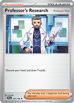 Carta Pokémon Professor's Research ESPAÑOL código 088/091 - TCG Pokémon