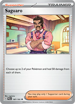 Carta Pokémon Saguaro ESPAÑOL código 126/159 - TCG Pokémon