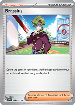 Carta Pokémon Brassius idioma INGLES código 187/197 - TCG Pokémon