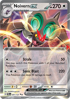 Carta pokémon tcg Noivern ex(INGLES) [091/131]