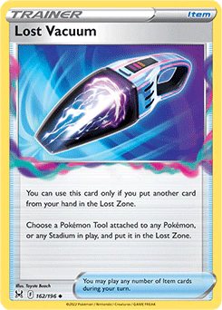 Carta Pokémon Lost Vacuum  código 162/196 - TCG Pokémon