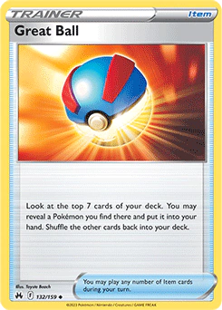 Carta Pokémon Great Ball idioma INGLES código 132/159 - TCG Pokémon
