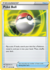 Carta Pokémon Poké Ball idioma INGLES código 137/159 - TCG Pokémon