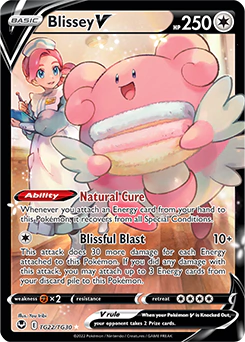 Carta Pokémon Blissey V idioma INGLES código TG22/TG30 - JCC Pokémon