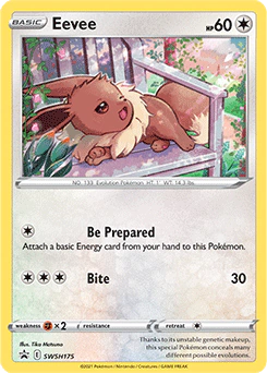 Carta Pokémon Eevee  código SWSH175 - TCG Pokémon