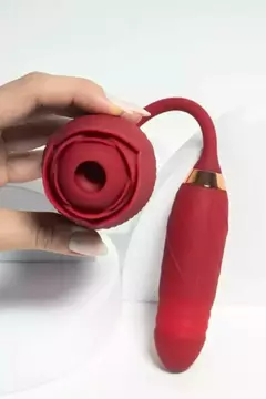 Vibrador Flower 2 em 1 - Recarregável USB na internet