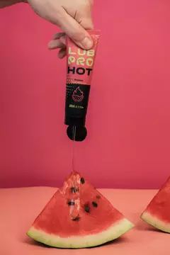 Lubrificante Premium Hot Sabor Melancia - 60ml - comprar online