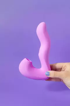 Kiss - vibrador de Ponto G e Clitóris com Pulsação e Dedilhar cor preto - comprar online