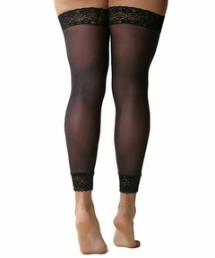 MEIA 7/8 LEGGING LISA C/ RENDA PRETA - comprar online