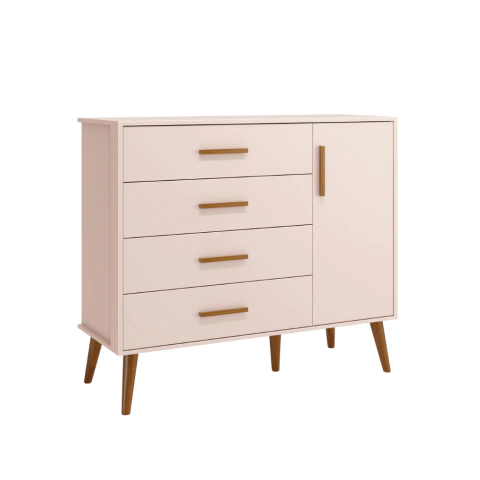 Cômoda Sapateira Isis Rosa Fosco Reller - 36772