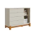 Cômoda Lotus com 4 Gavetas e 1 Porta - Areia Fosco - comprar online