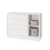 Cômoda Sapateira 4 Gavetas Bonny Branco Fosco Reller - comprar online