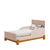 Berço Mini Cama Lotus com Frisos - Rosa Fosco - comprar online