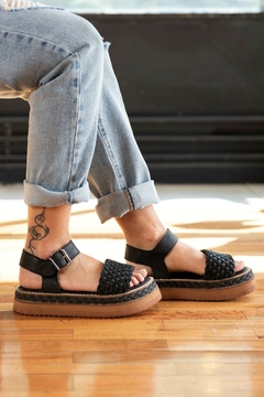 Sandalia Nidia Negro - Bonnie Shoes