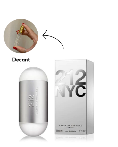 212 NYC Carolina Herrera Feminino edt - Decant - comprar online