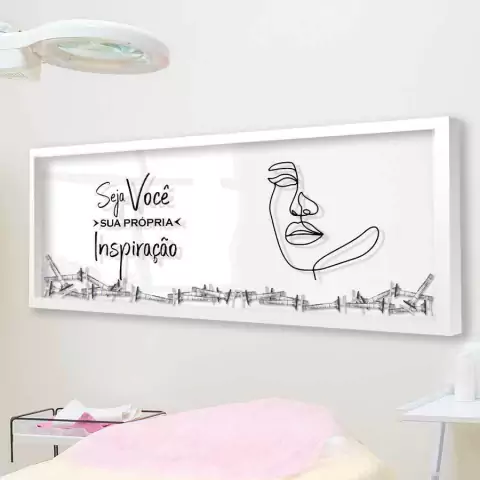Quadro Botox Panorâmico - Inspiração - Quadro Novo