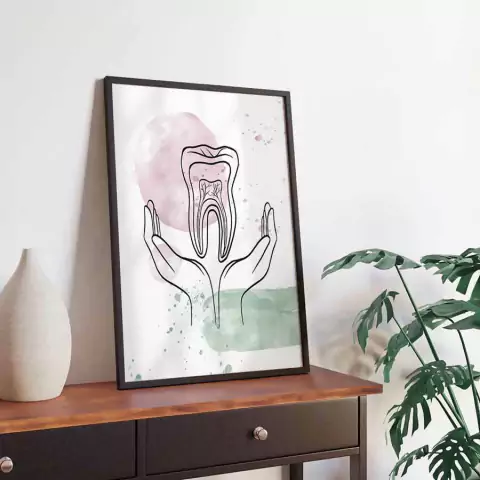Quadro para Dentista 003b - Quadro Novo