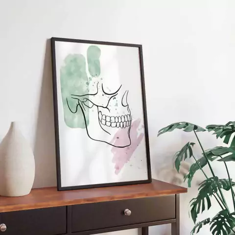 Quadro para Dentista 003e - Quadro Novo