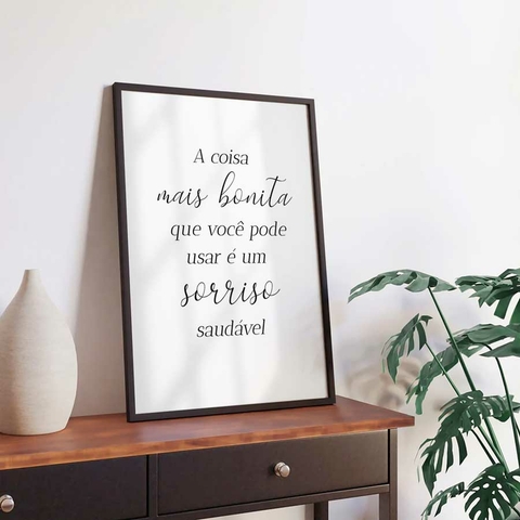 Quadro para Dentista 004b - Quadro Novo