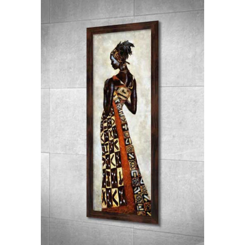 Quadro Mulher Africana 6 - Quadro Novo