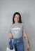 Camiseta Básica Rocket Cinza