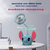 Ventilador De Mesa Com Haste Flexível E Apontador Stitch - - comprar online