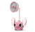 Ventilador De Mesa Com Haste Flexível E Apontador Stitch - - Afont Papelaria
