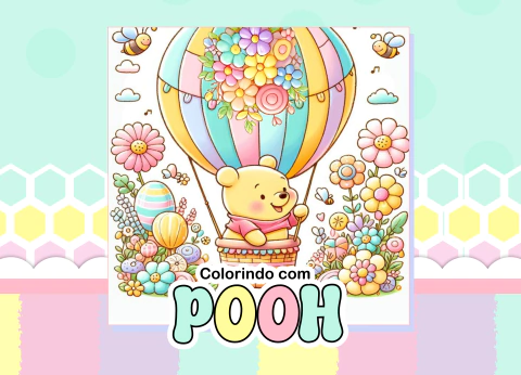 Livro de Colorir Ursinho Pooh- Sob encomenda. - comprar online