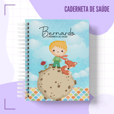 Caderneta de saúse - Pequeno Príncipe - comprar online