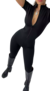 catsuit manga corta