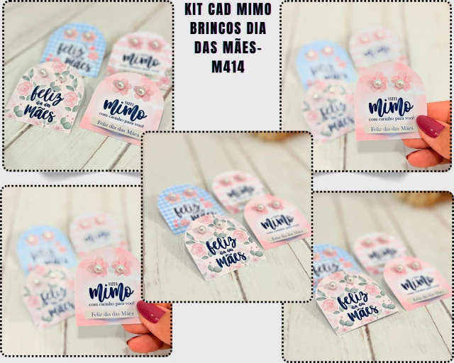 Pacote de Artes Mimos Brincos Dia das Mães Pack Digital Baixe Agora