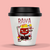 Copo Eco Com Tampa Bucks 250ml Personagens Divertidamente Raiva