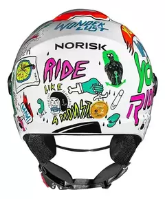 NORISK CAPACETE ORION SV FREE WHT/ORANGE 58/M - comprar online