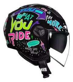 NORISK CAPACETE ORION SV FREE BLK/PURPLE 56/S - comprar online