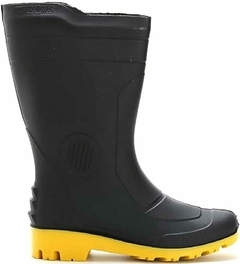 Bota Chuva Galocha Impermeável Cano Médio Pvc Pega Forte