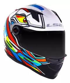 LS2 CAPACETE FF358 XDRON NEON ORANGE 58/M - Wan Foguete